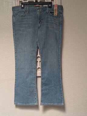 NWT Vntg 2005 Old Navy Ultra Low Waist Bootcut jeans size 14 Short Western Y2K
